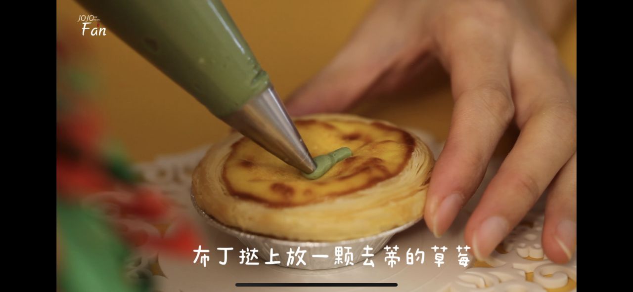 超可爱圣诞布丁挞