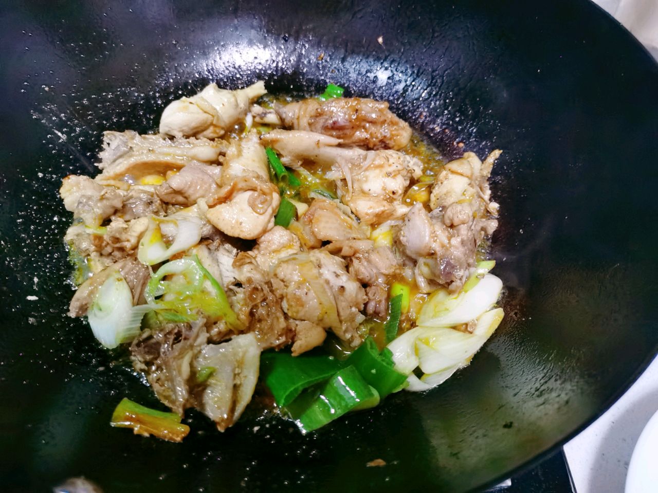 炒老母鸡