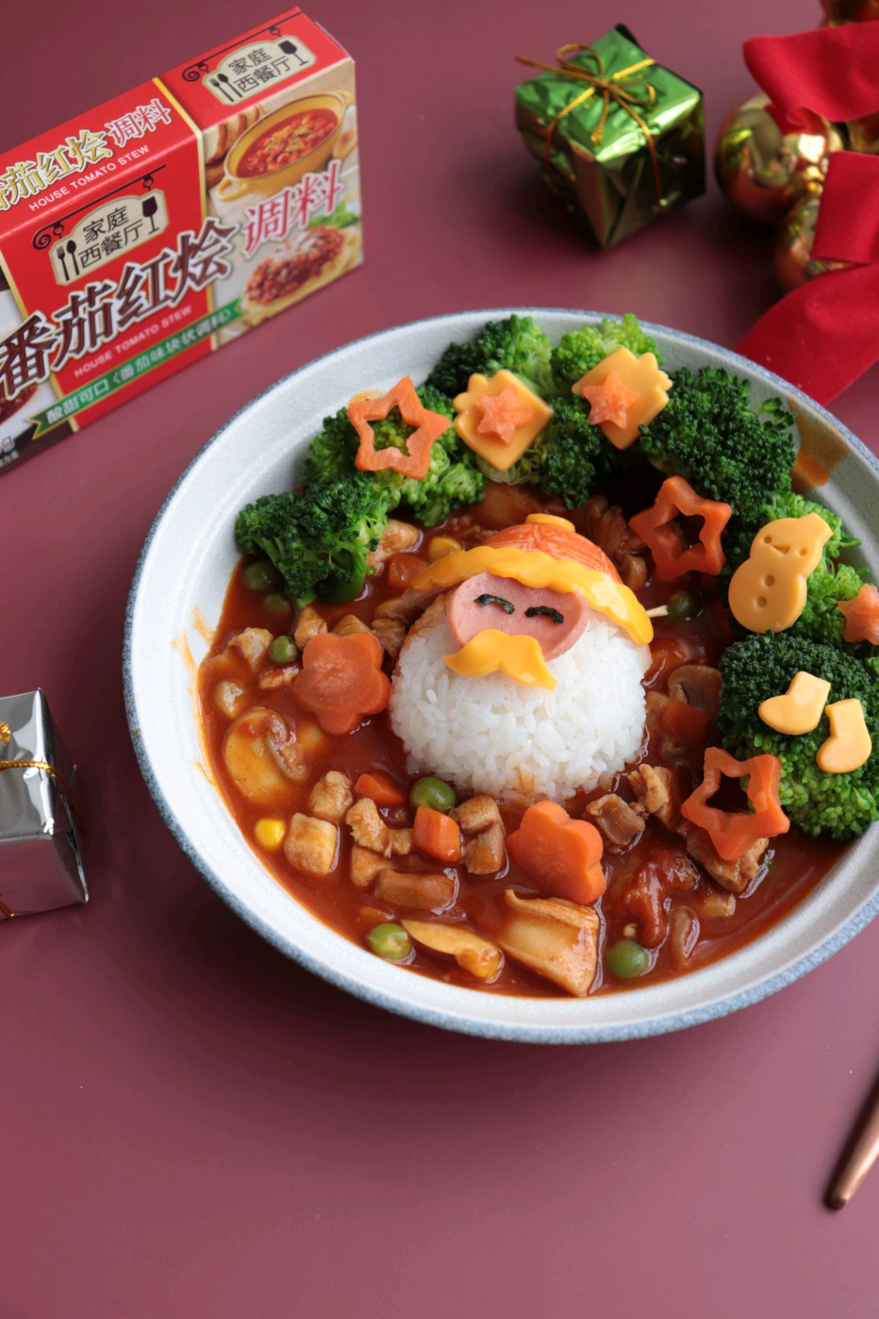 超萌圣诞饭团