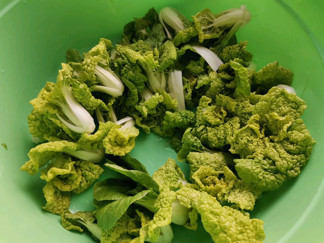 超柔软青菜鸡蛋馅饼