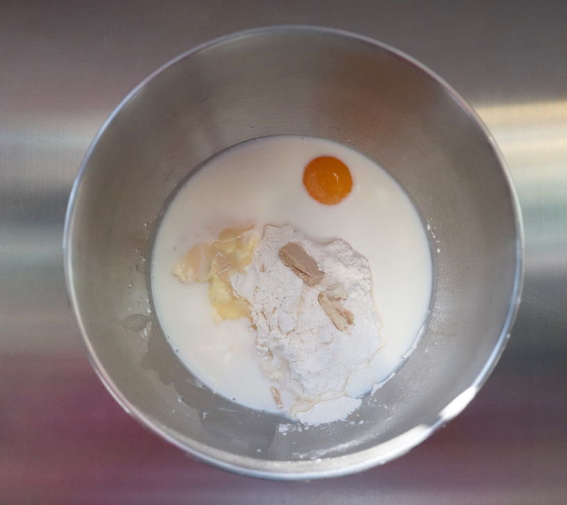 超软又拉丝的淡奶油排包