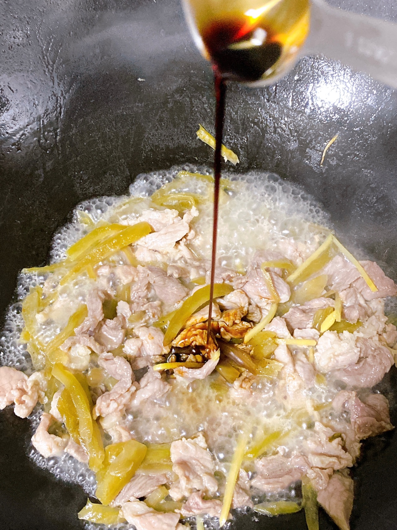 潮汕咸菜炒猪瘦肉