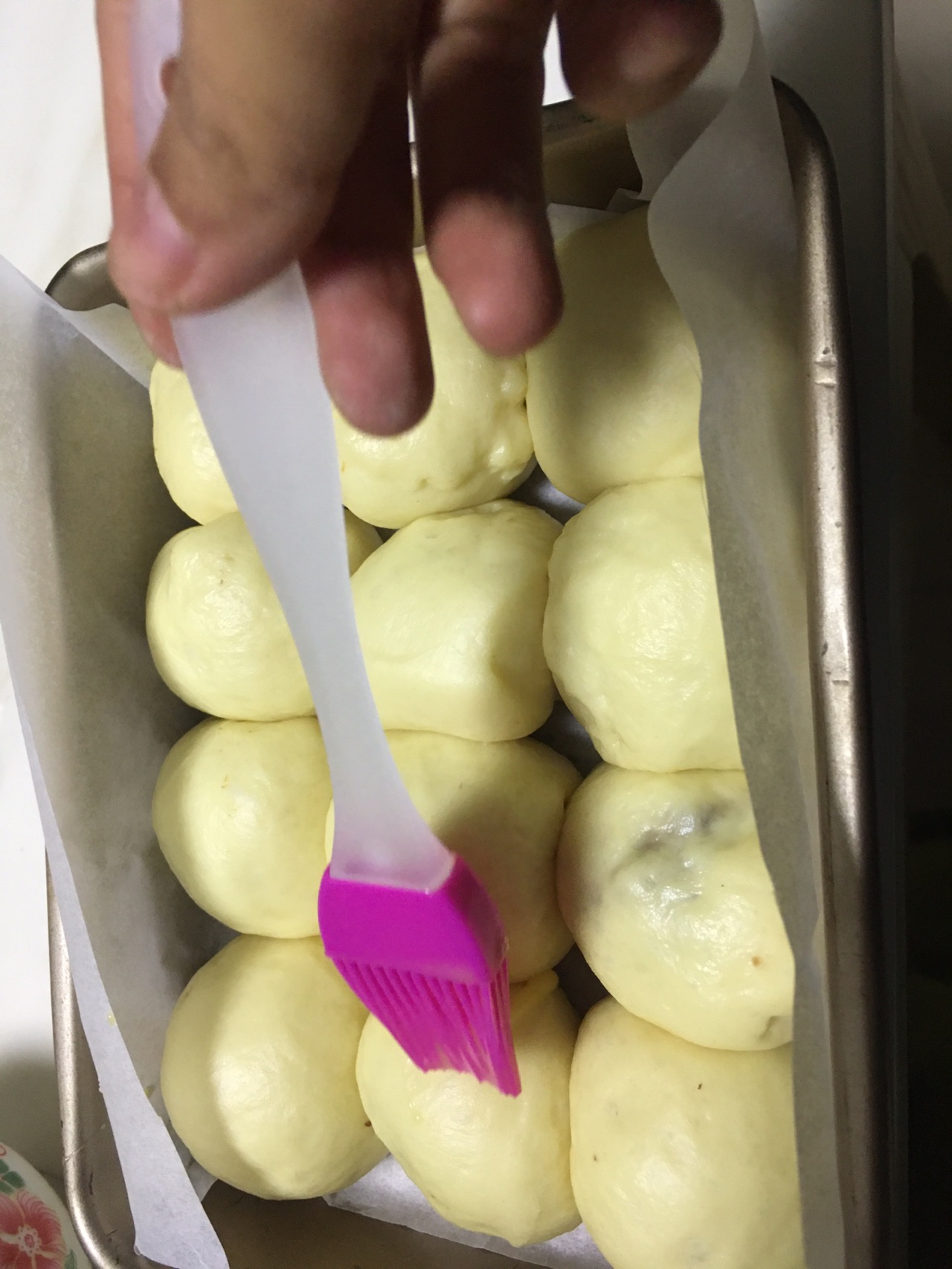 超松软拉丝香甜蜜豆小餐包