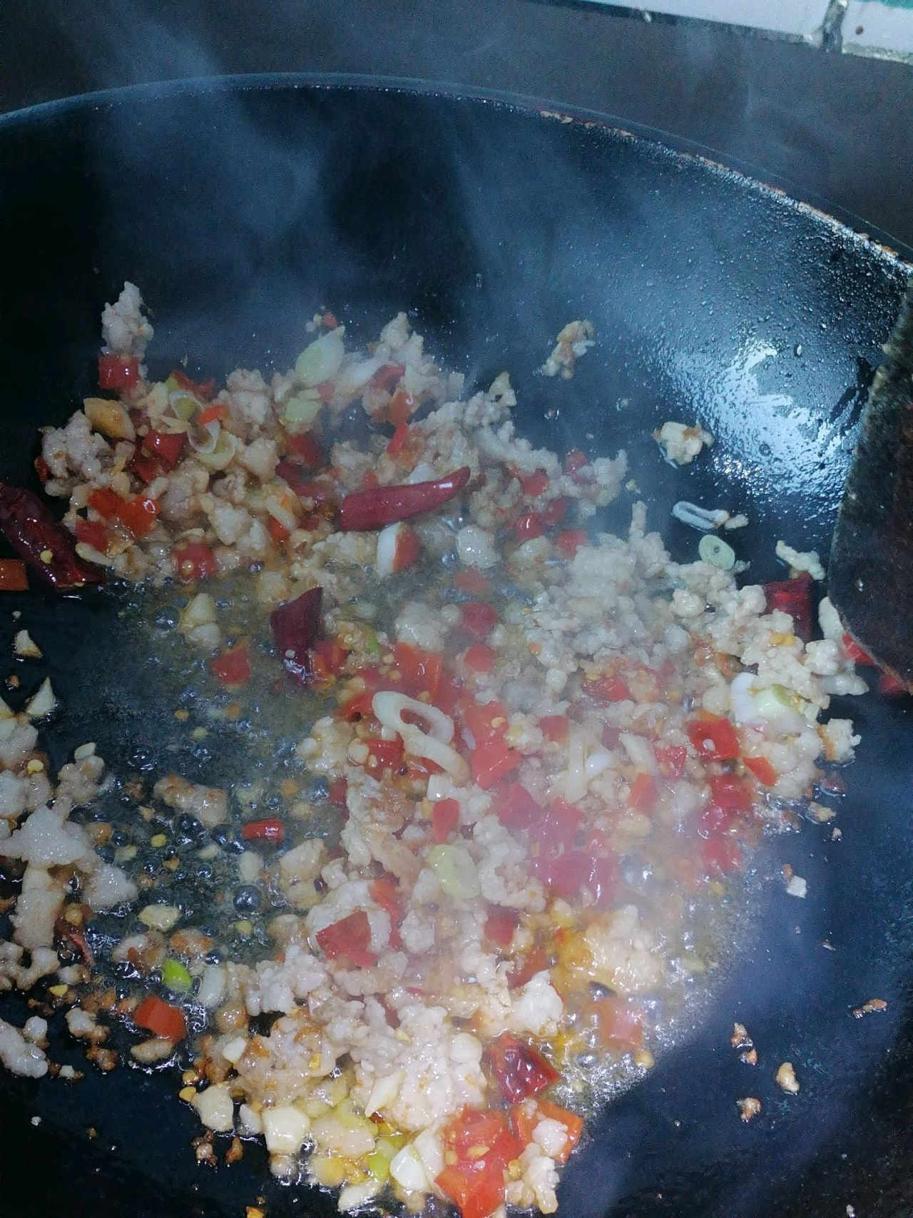 炒酸豆角+自制酸豆角
