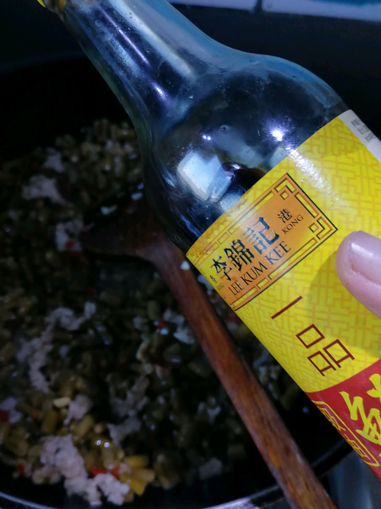 炒酸豆角+自制酸豆角