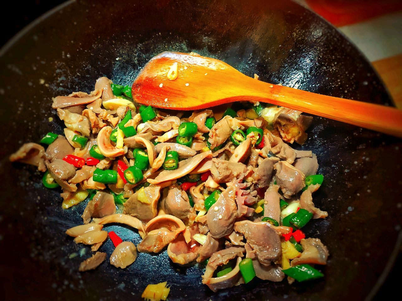 超下饭菜爆炒鸭胗