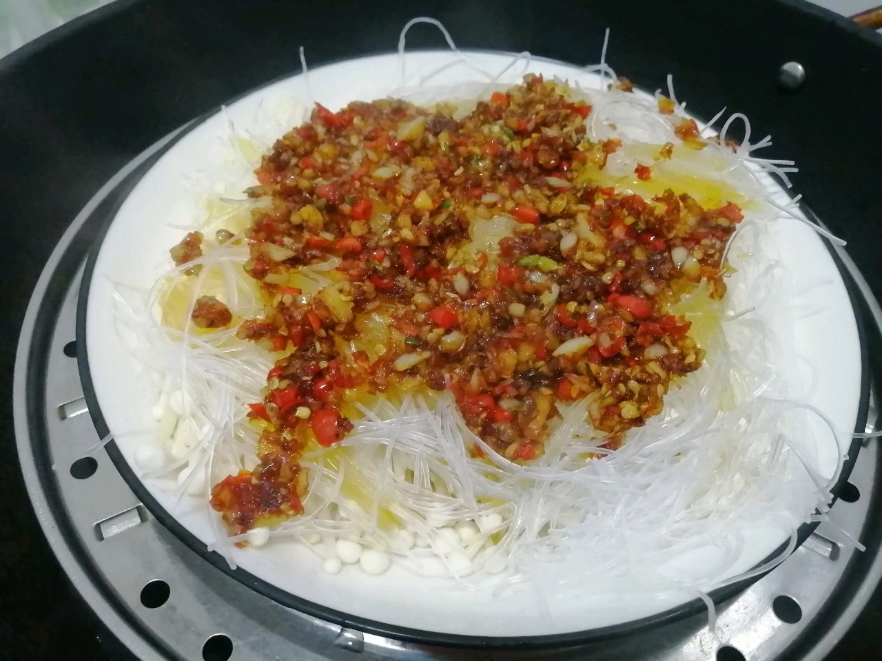 超下饭的蒜蓉粉丝金针菇