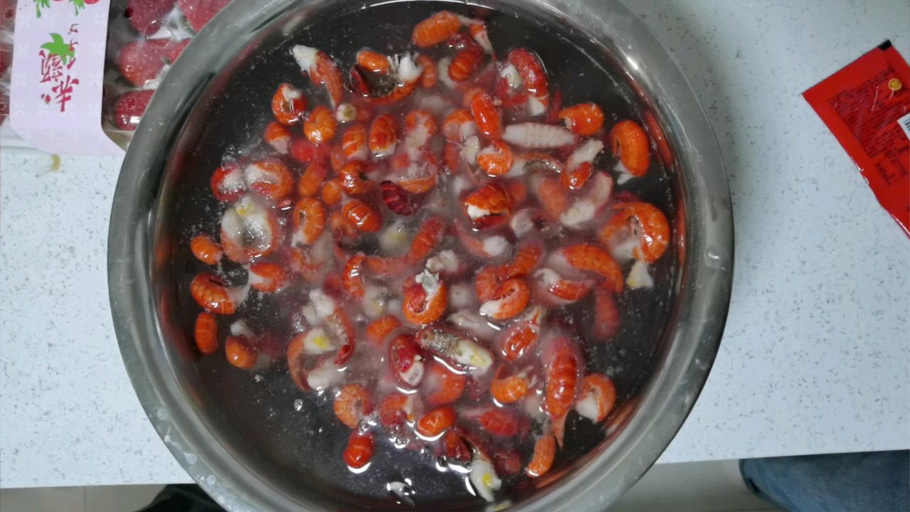 炒虾尾