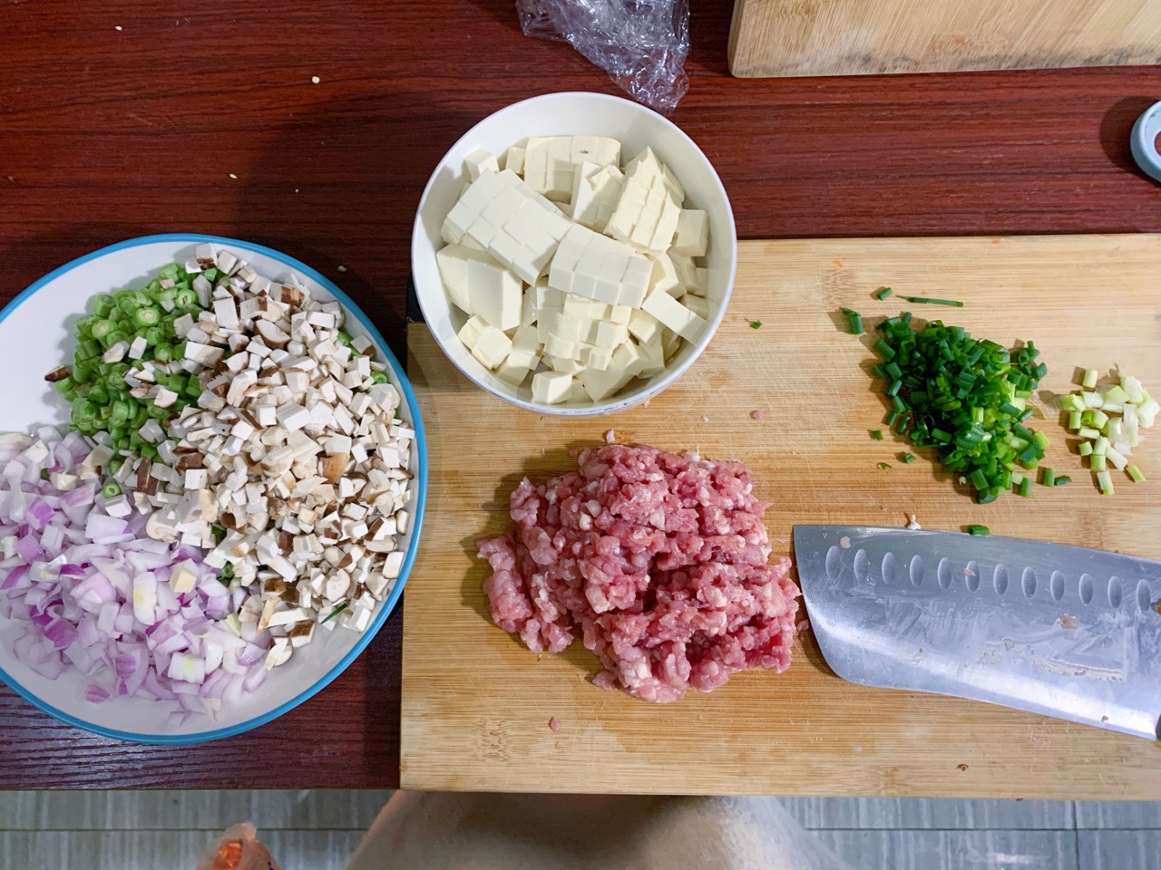超鲜的炒料抄手