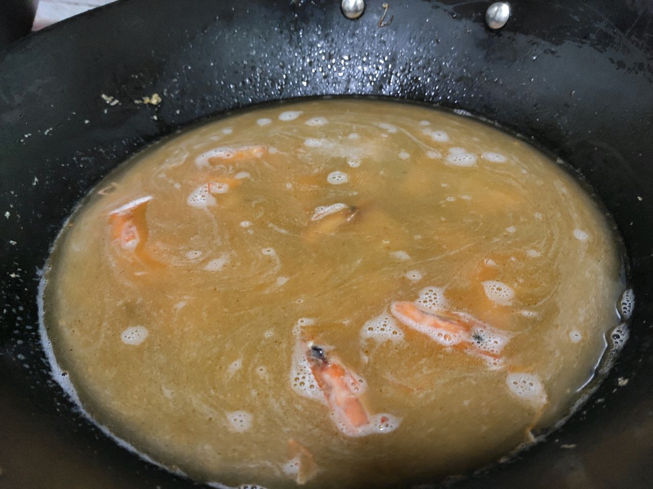 超鲜虾头什锦蔬菜汤