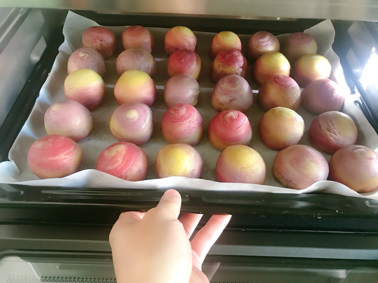 超详细❗高颜值的彩虹螺旋酥玉米油版