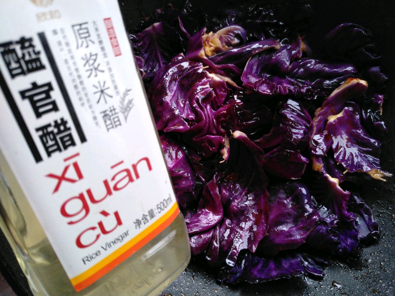 炒紫甘蓝