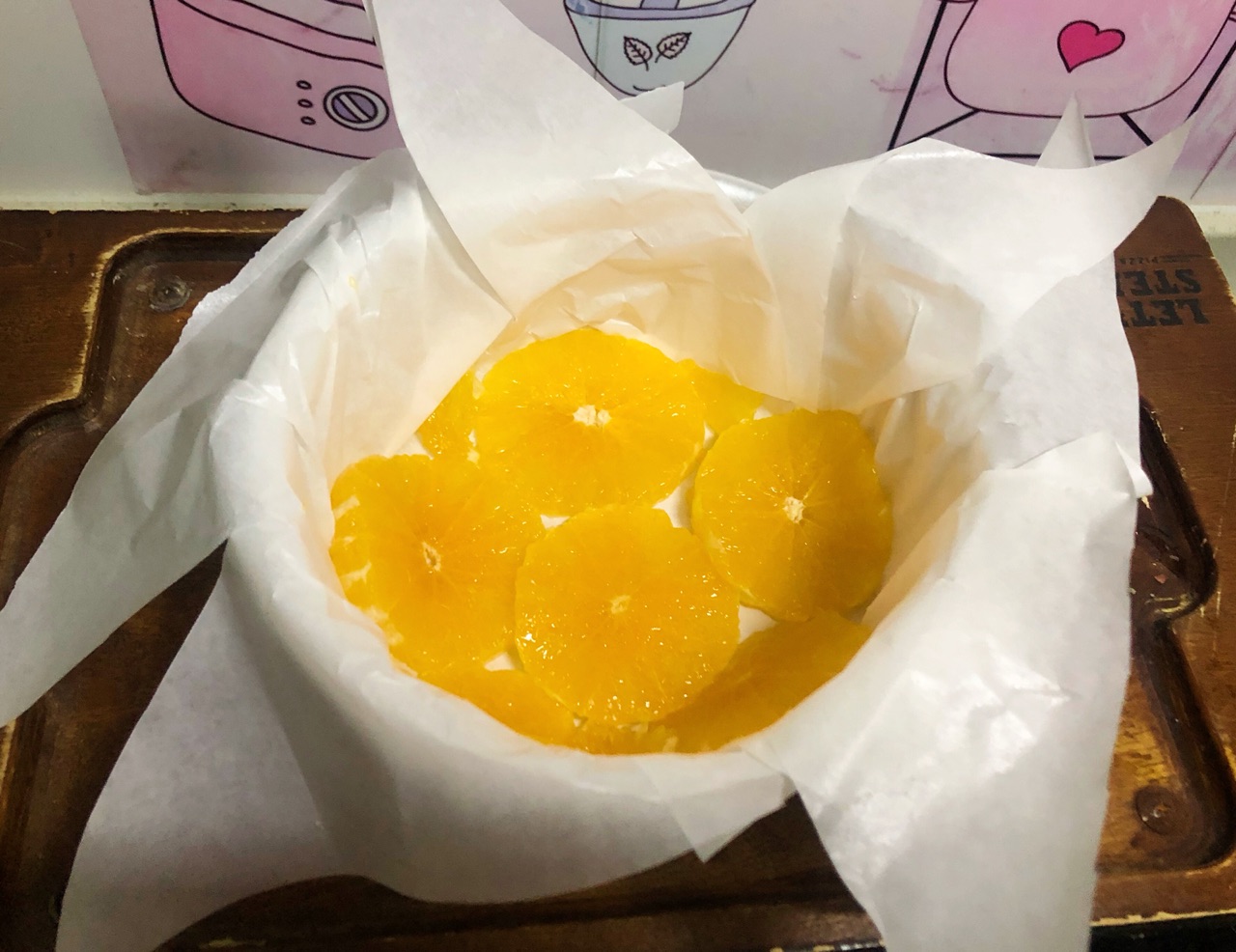 橙香翻转蛋糕
