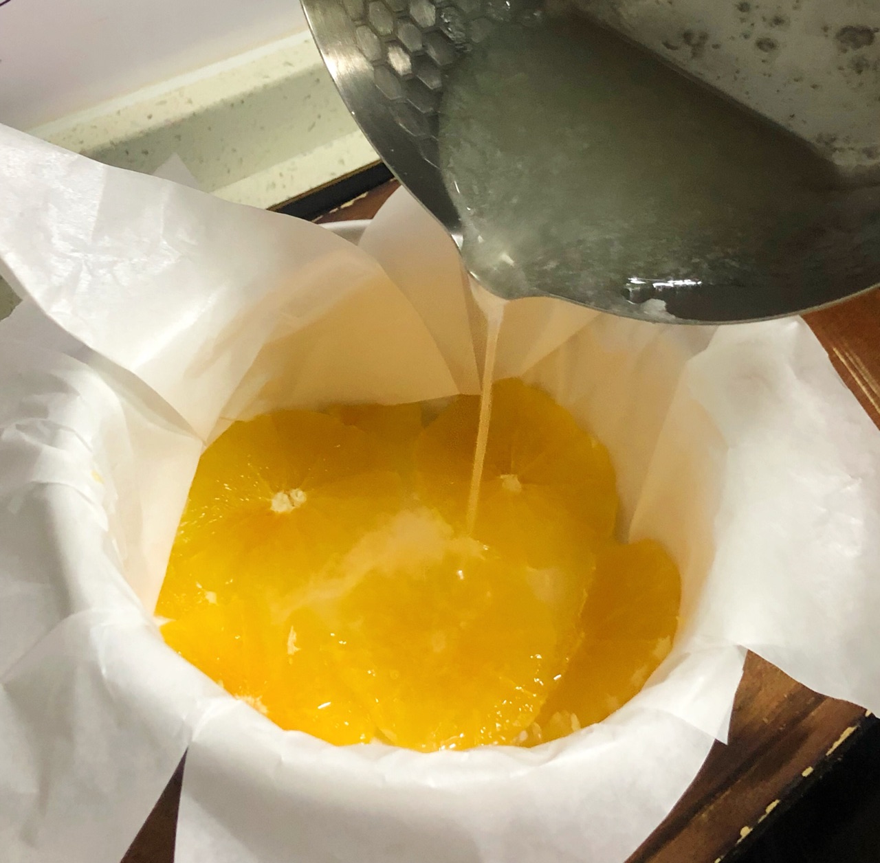 橙香翻转蛋糕