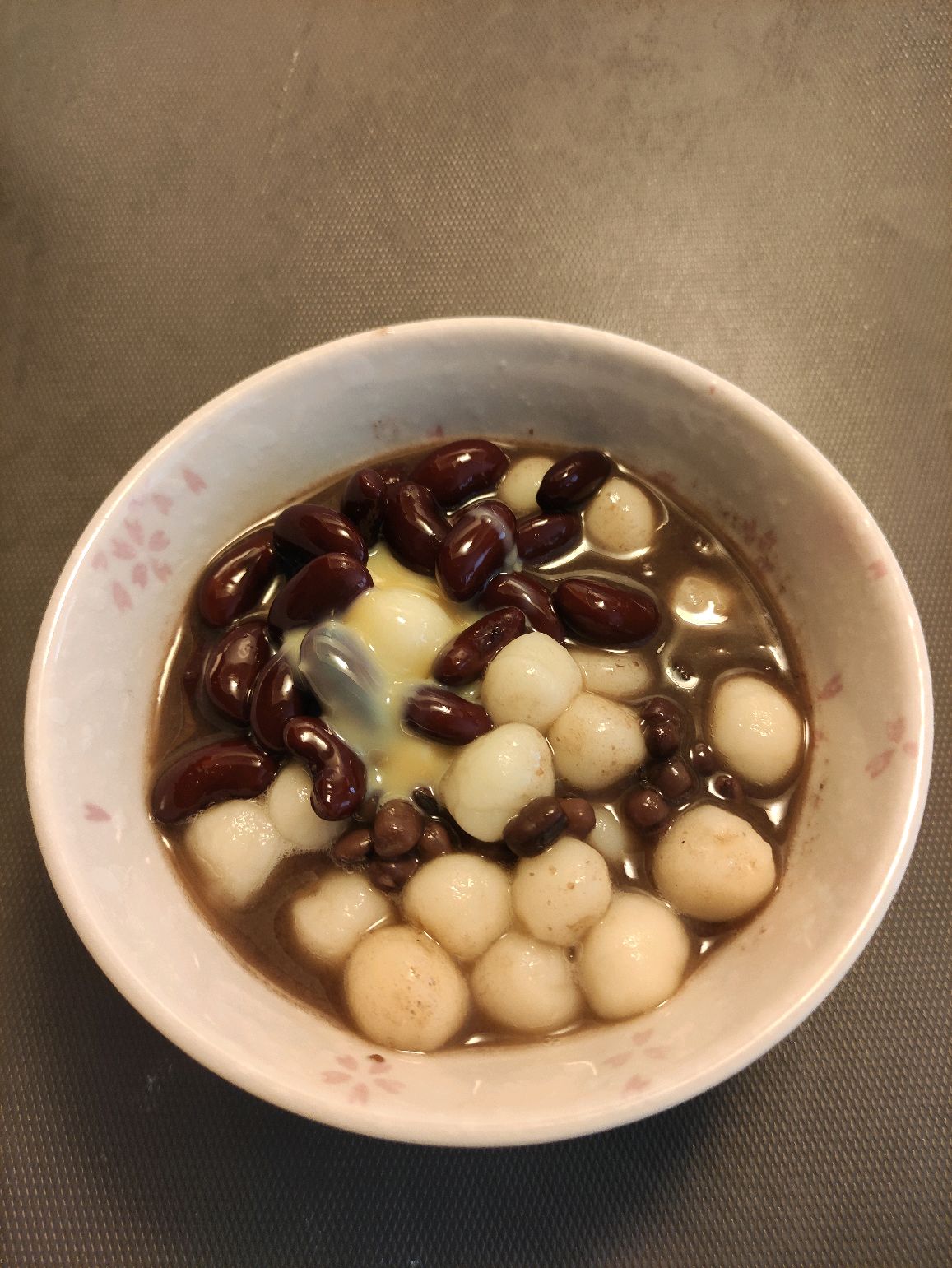 橙香红豆糯米小圆子