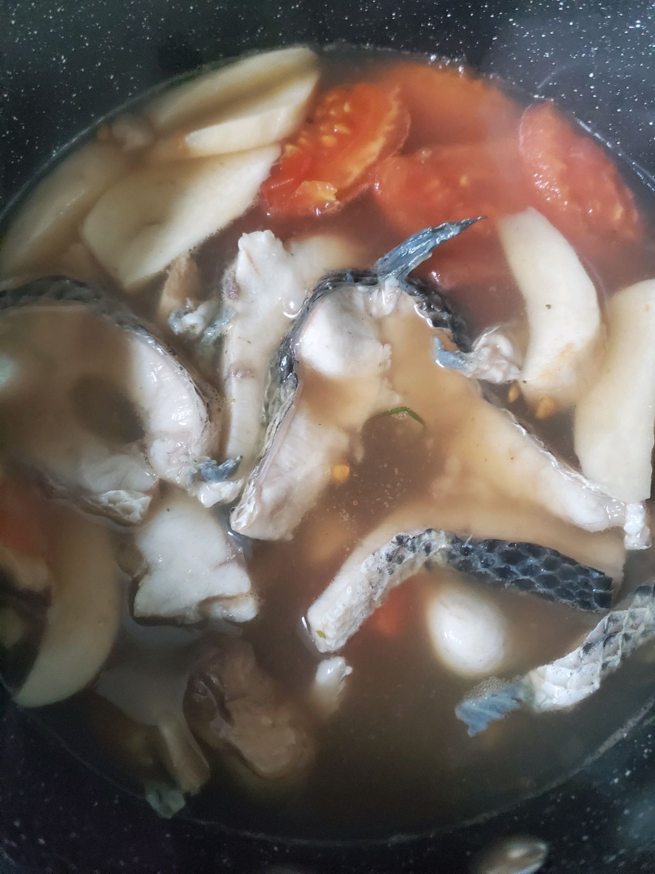 橙香酸辣鱼片汤