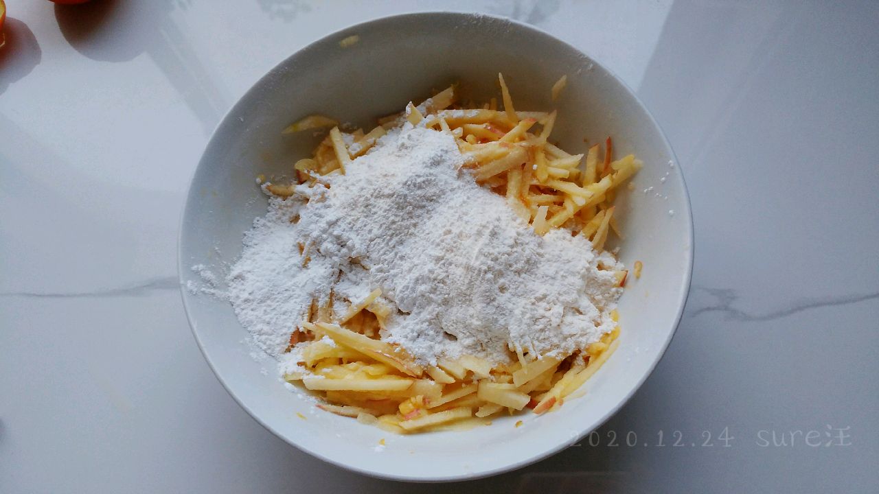 橙香油蛋苹果饼