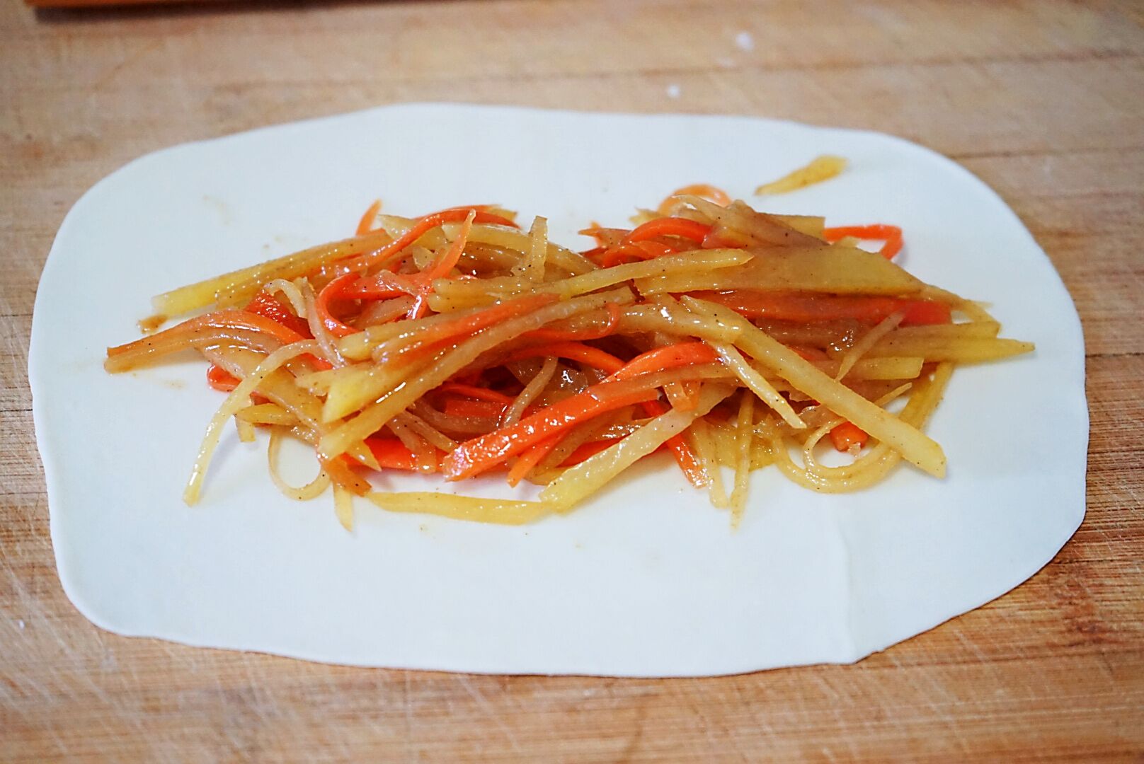 吃不够的土豆丝卷饼