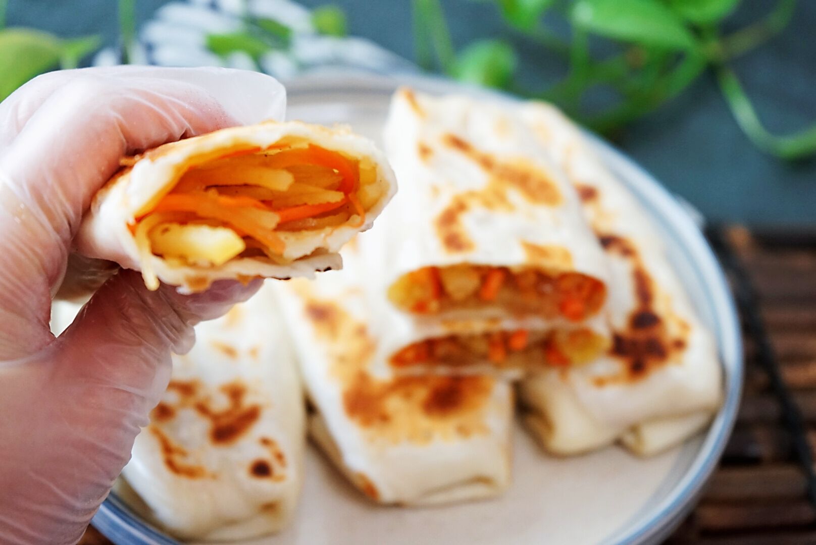 吃不够的土豆丝卷饼