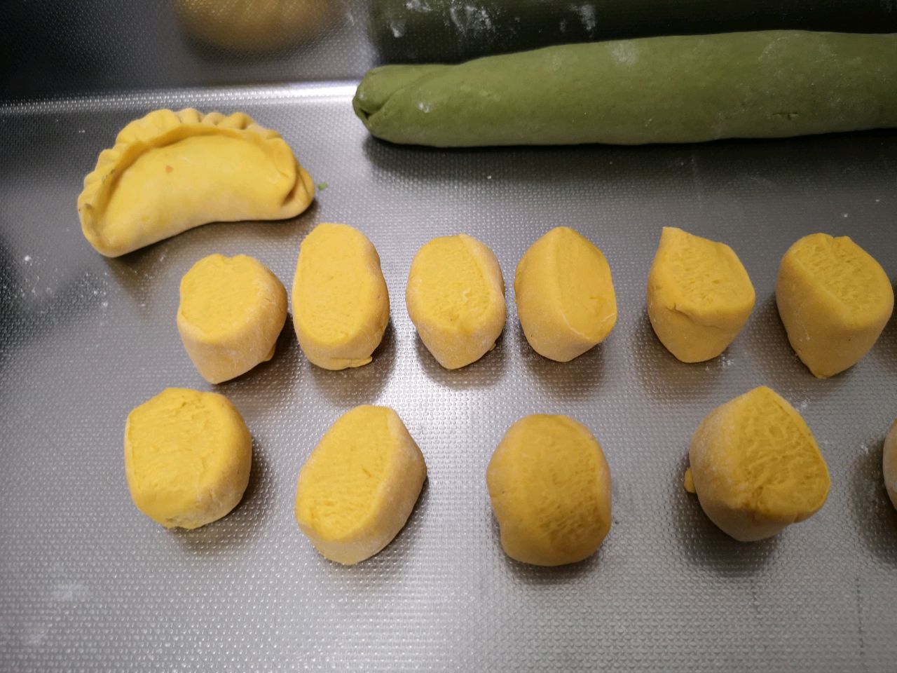 吃了不长胖的月牙素饺子