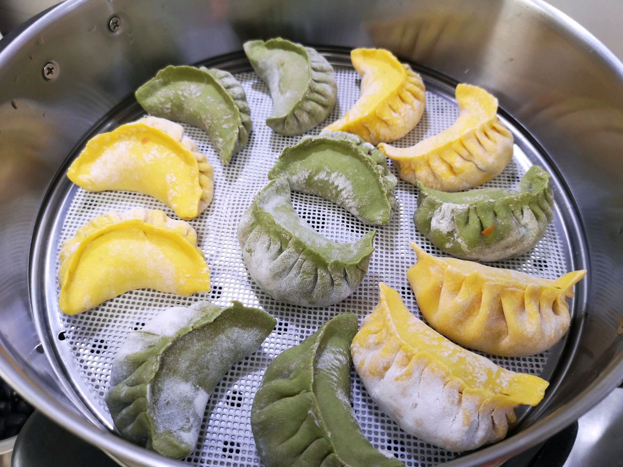 吃了不长胖的月牙素饺子