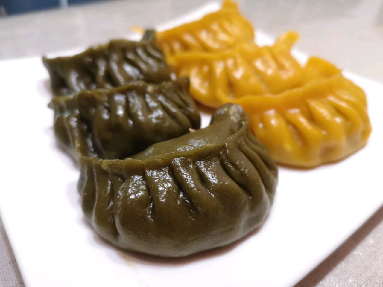 吃了不长胖的月牙素饺子