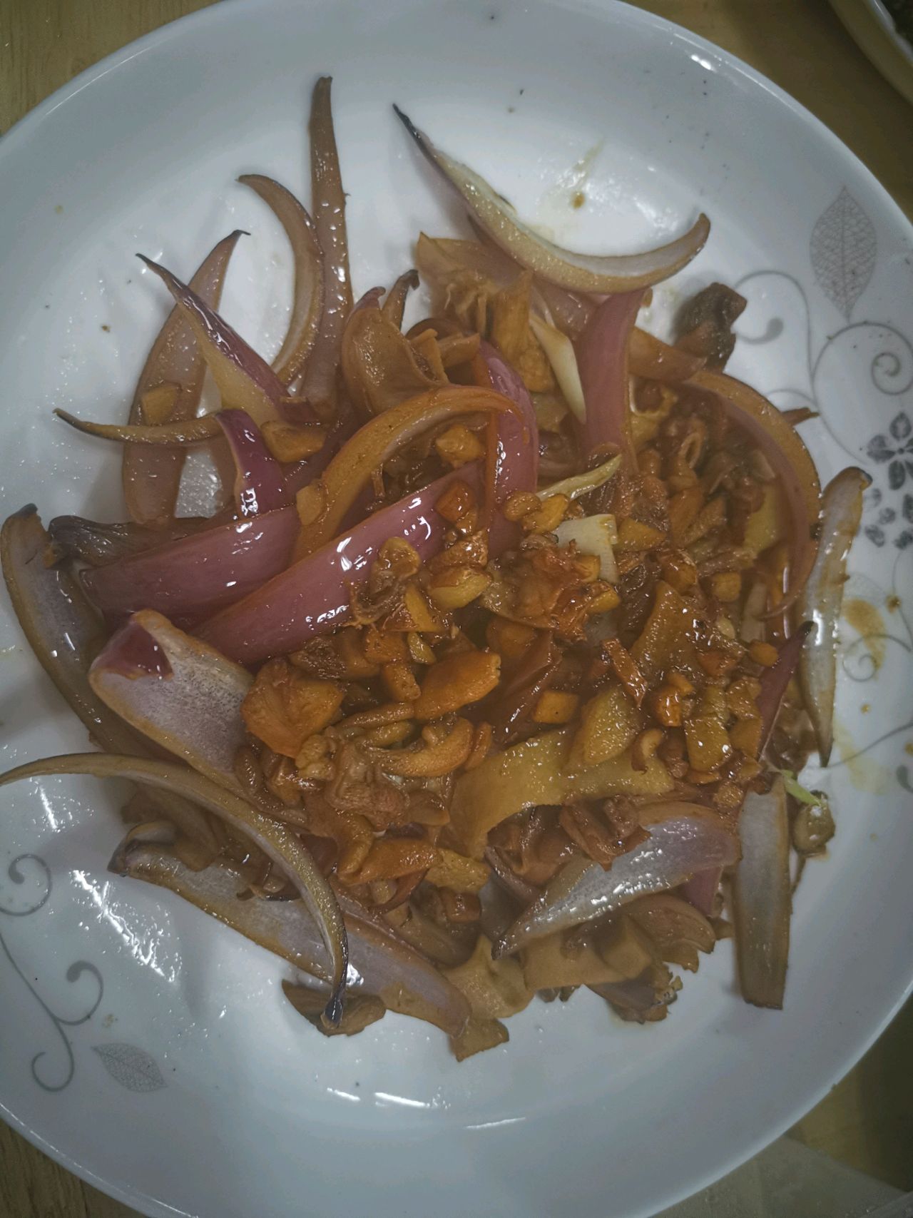 吃剩的白切鸡 | 洋葱炒鸡肉