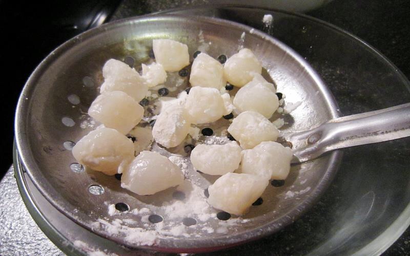 豉味扇贝肉加时蔬