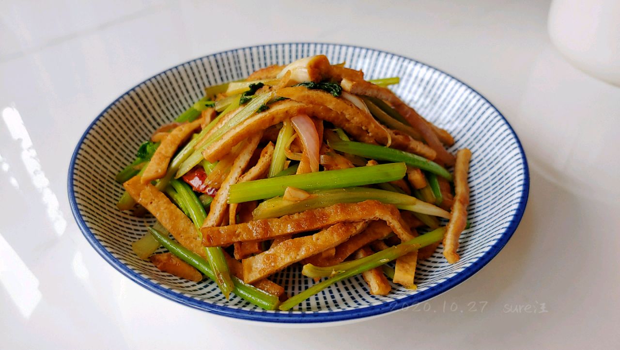 豉香芹菜豆腐干