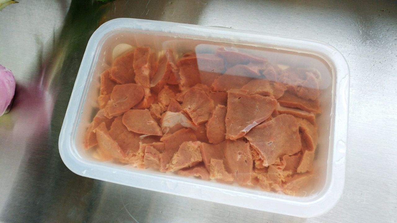 豉油葱椒爆肝片