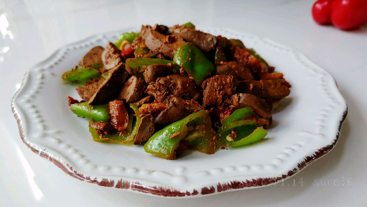 豉油剁椒辣鸡肝
