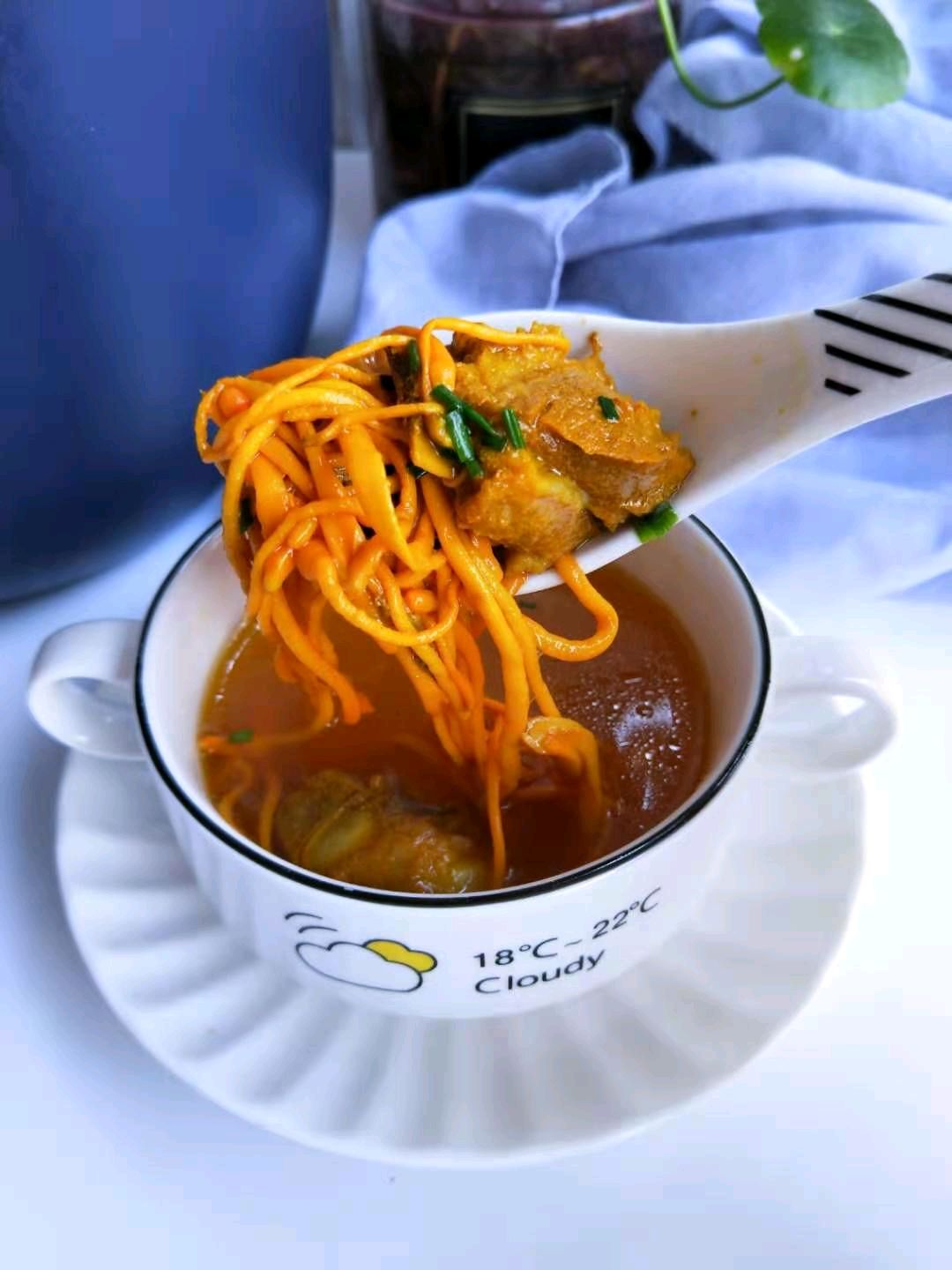 虫草花排骨汤
