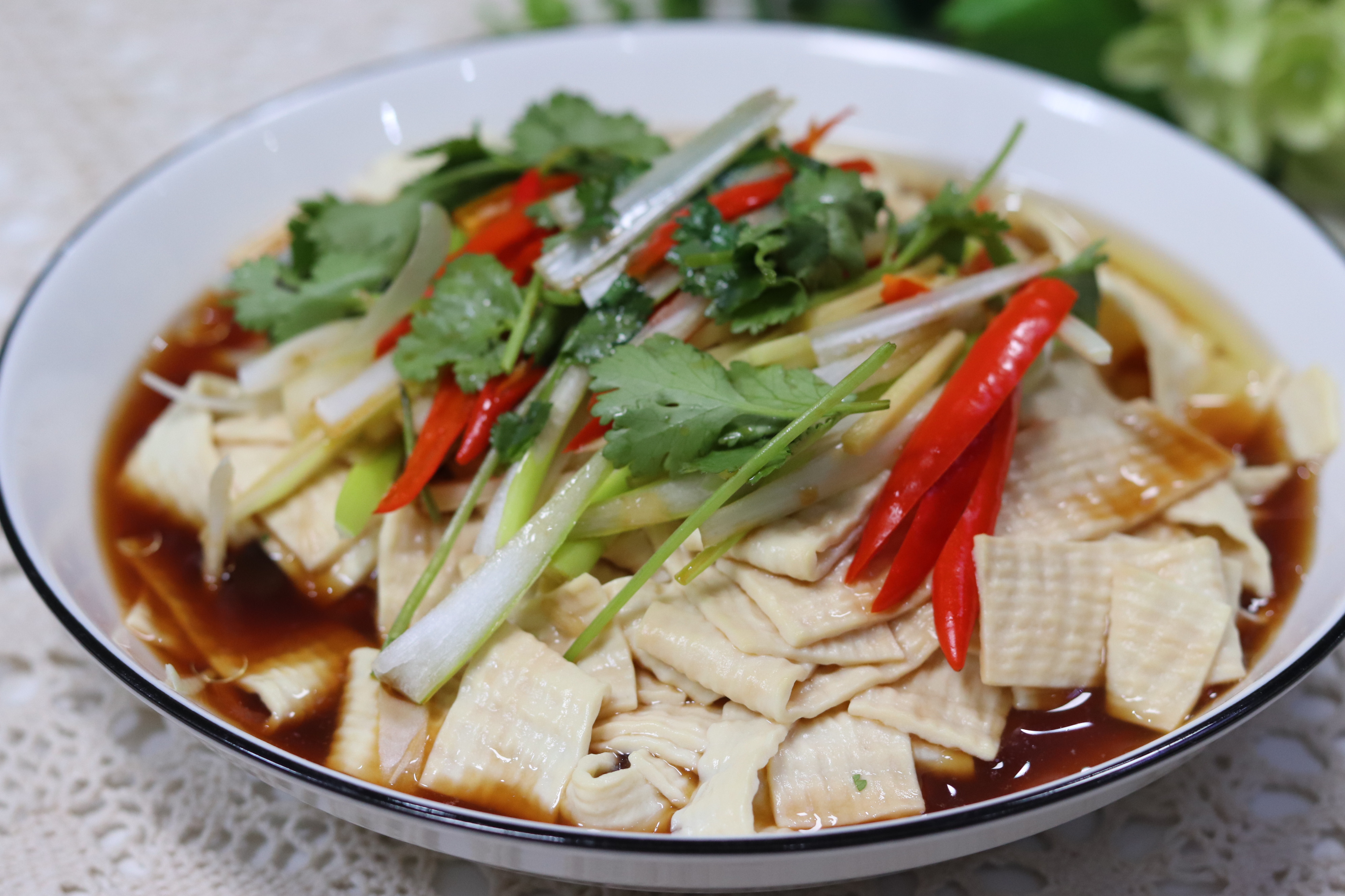 冲油豆腐皮