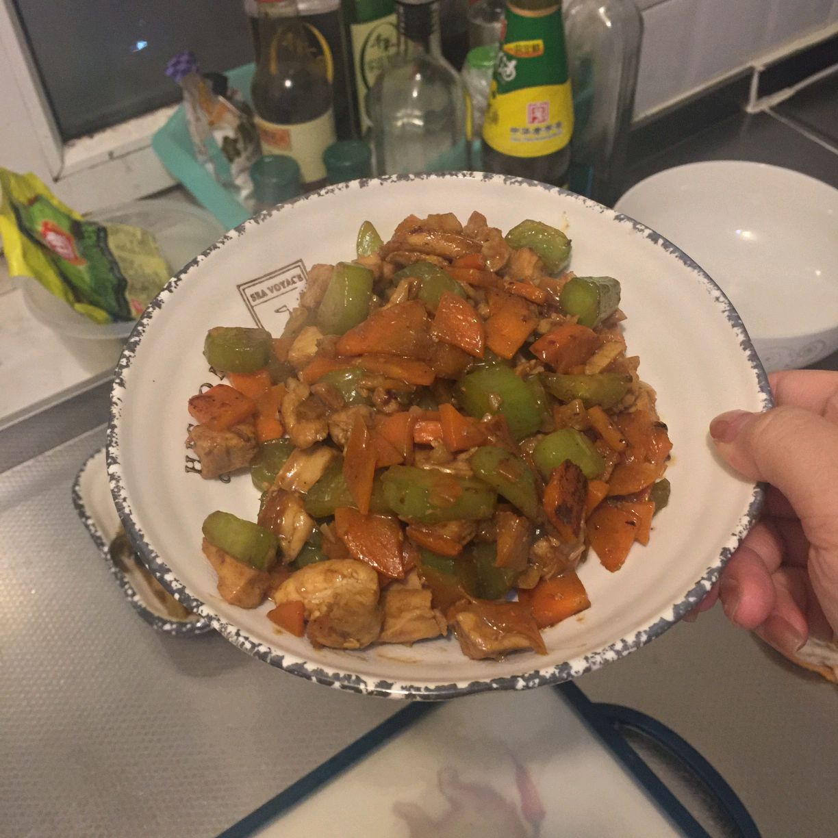 丑丑却又可爱的宫保鸡丁呀