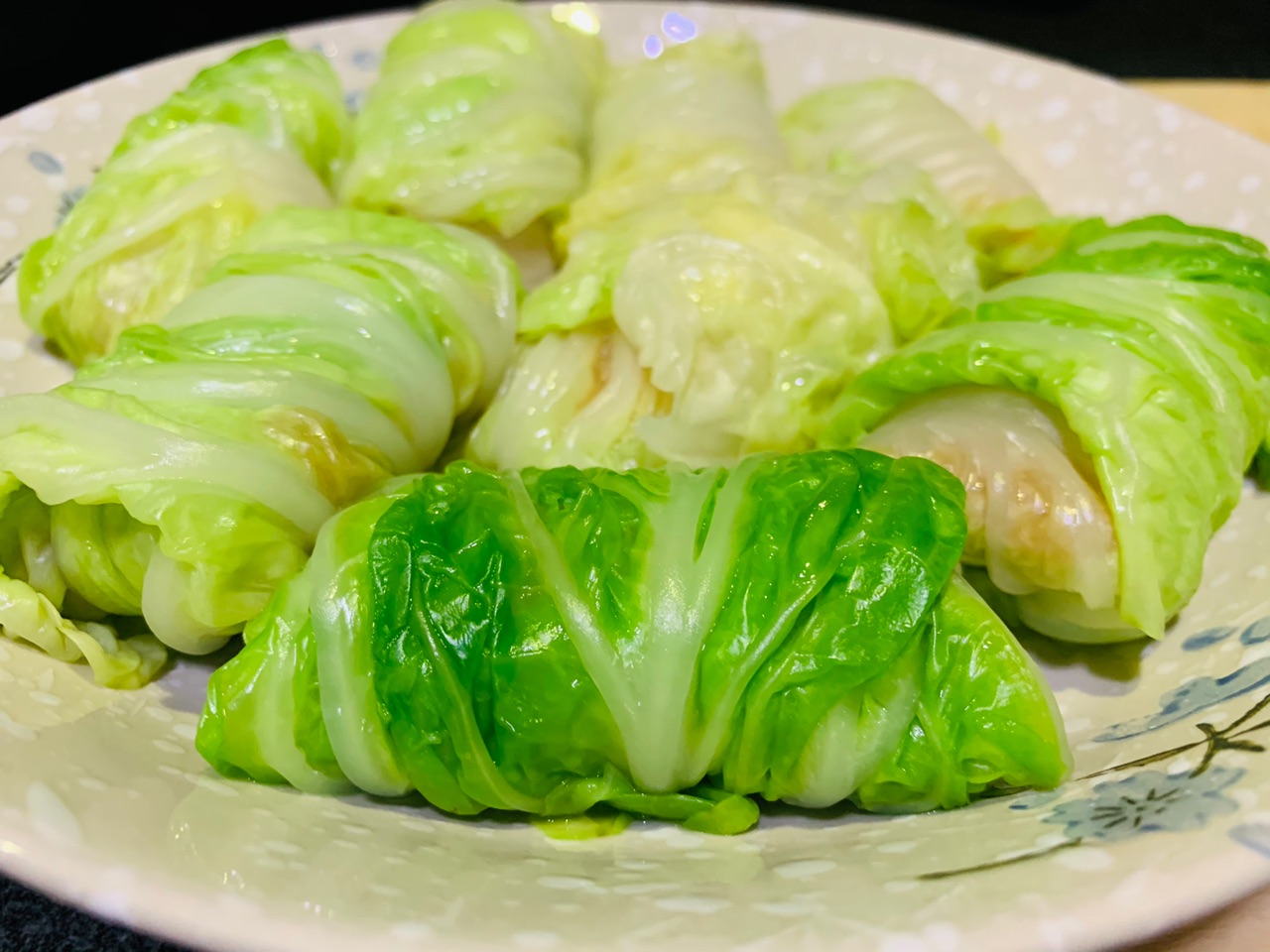 初冬的味道：白菜包肉