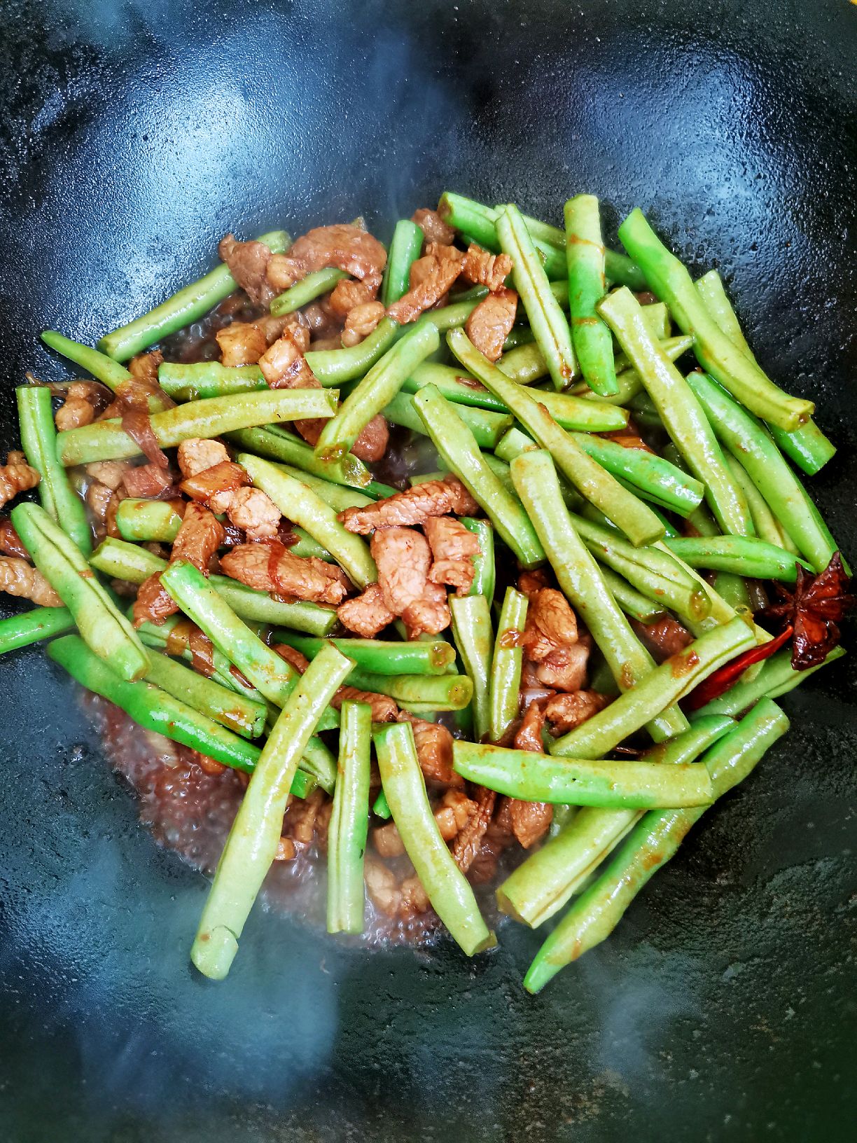 初冬美味:东北版——豆角焖面！