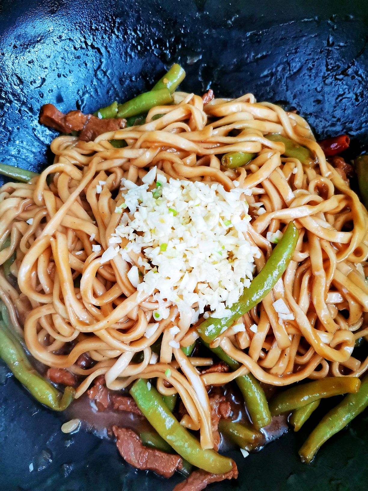 初冬美味:东北版——豆角焖面！