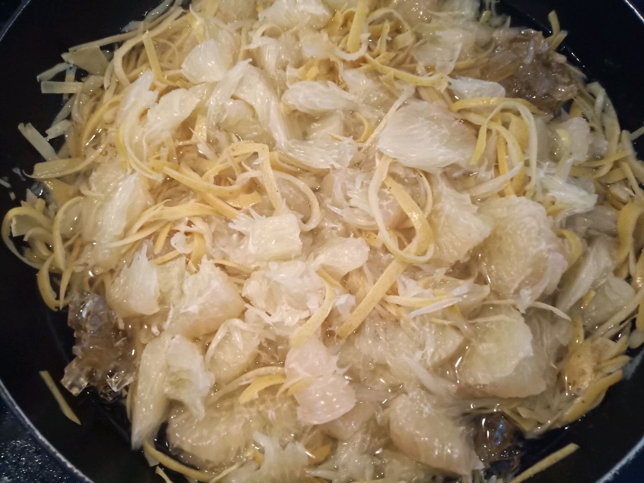 初做蜂蜜柚子酱