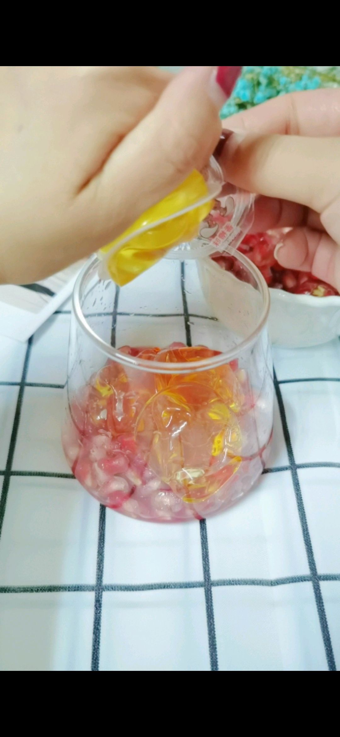 创意高颜值饮品 火烧云