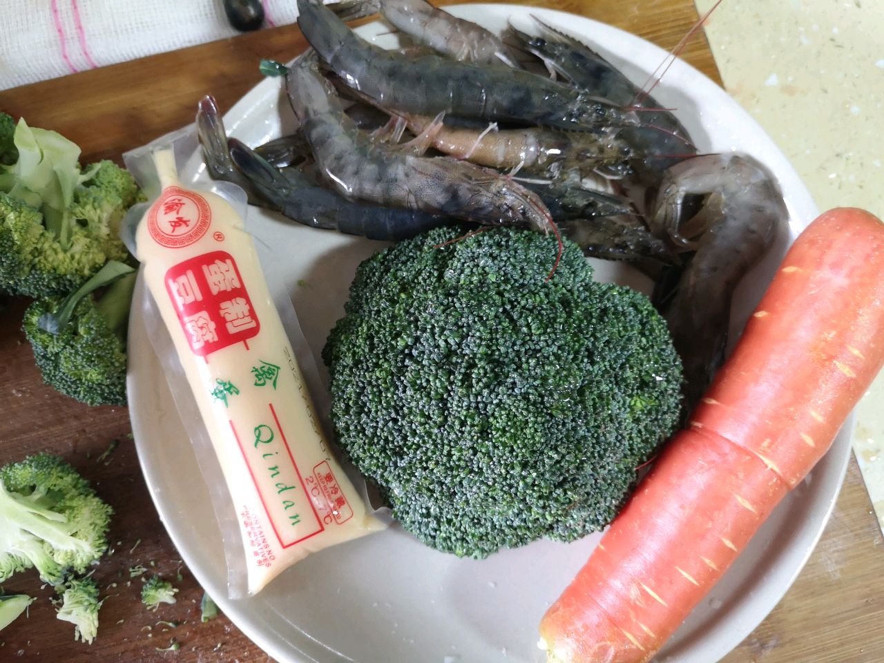 创意蒜蓉虾