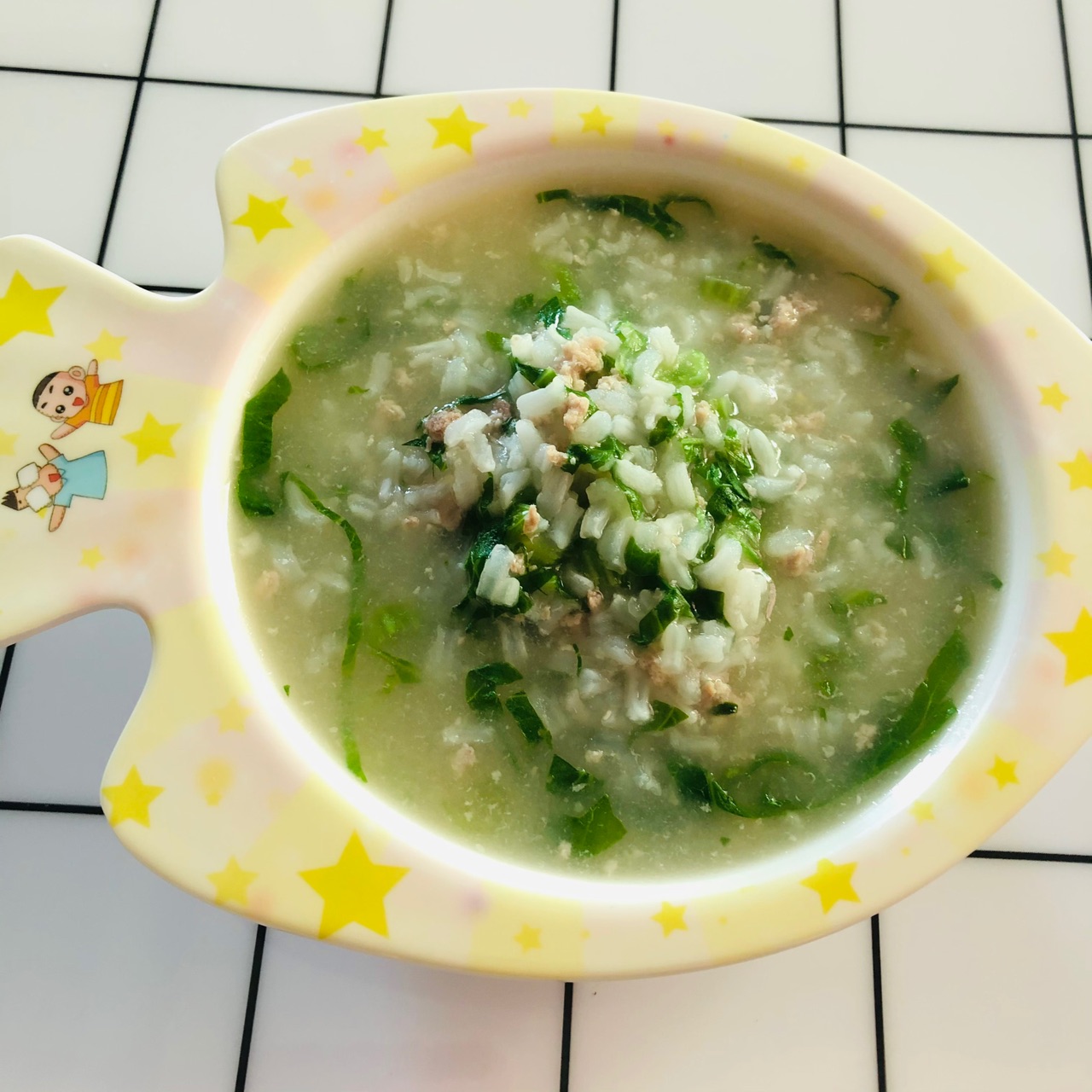 春菜肉沫粥