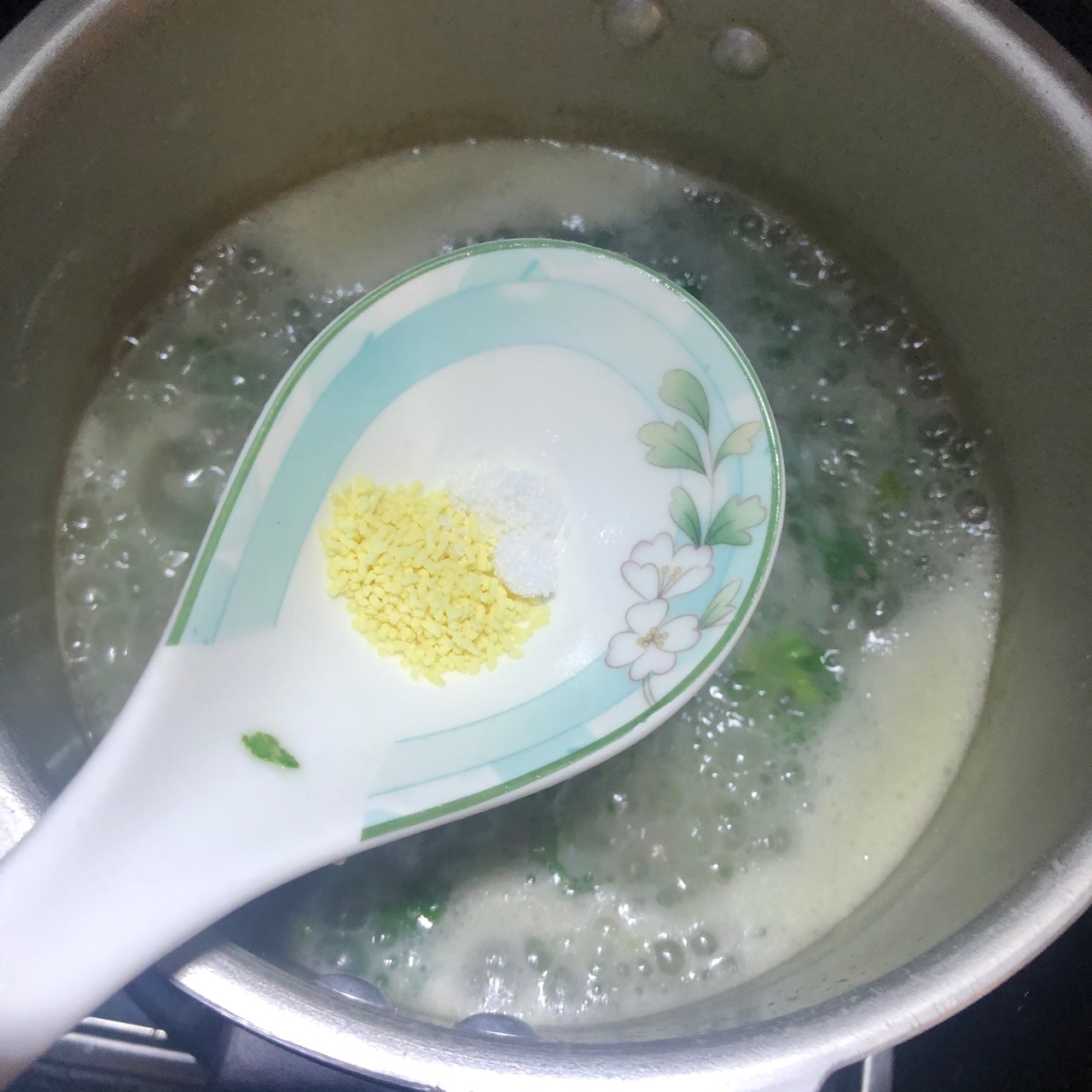 春菜肉沫粥