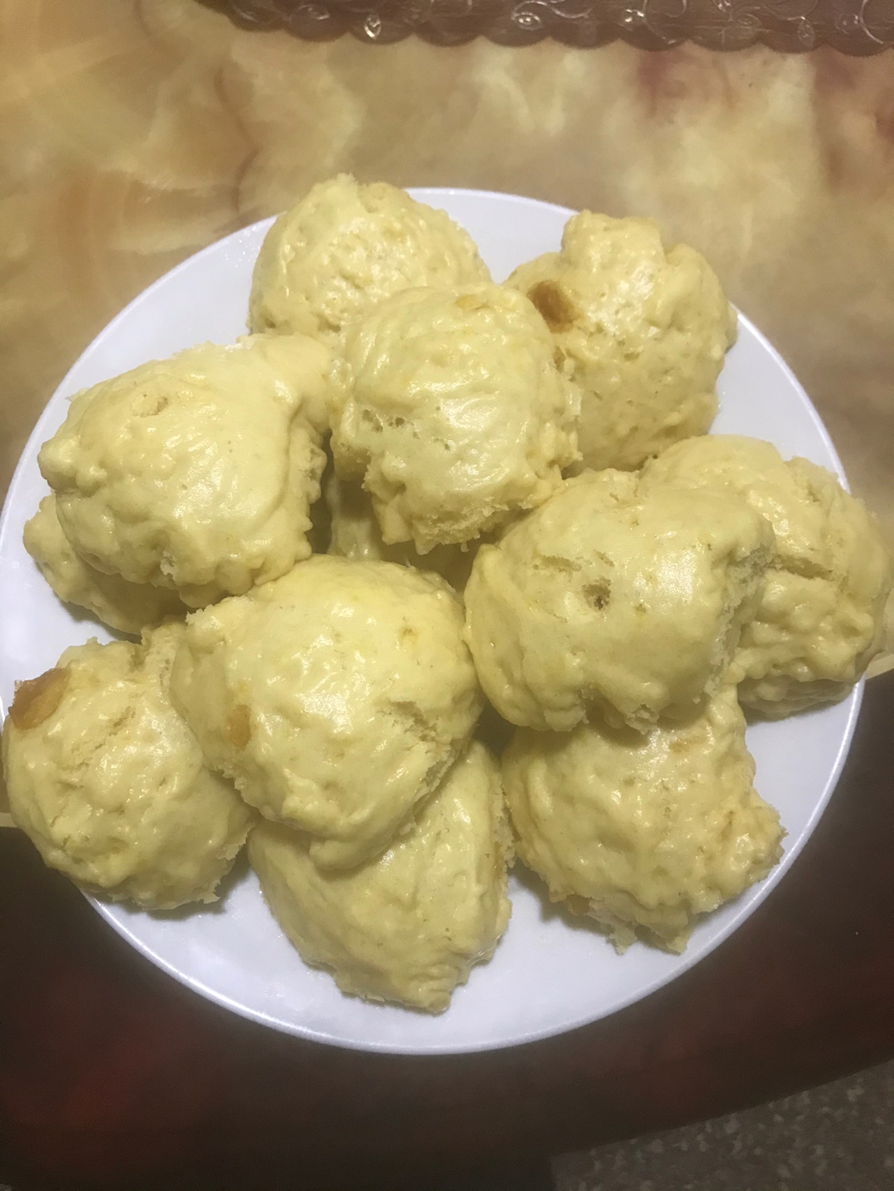 纯手工赤砂糖馒头