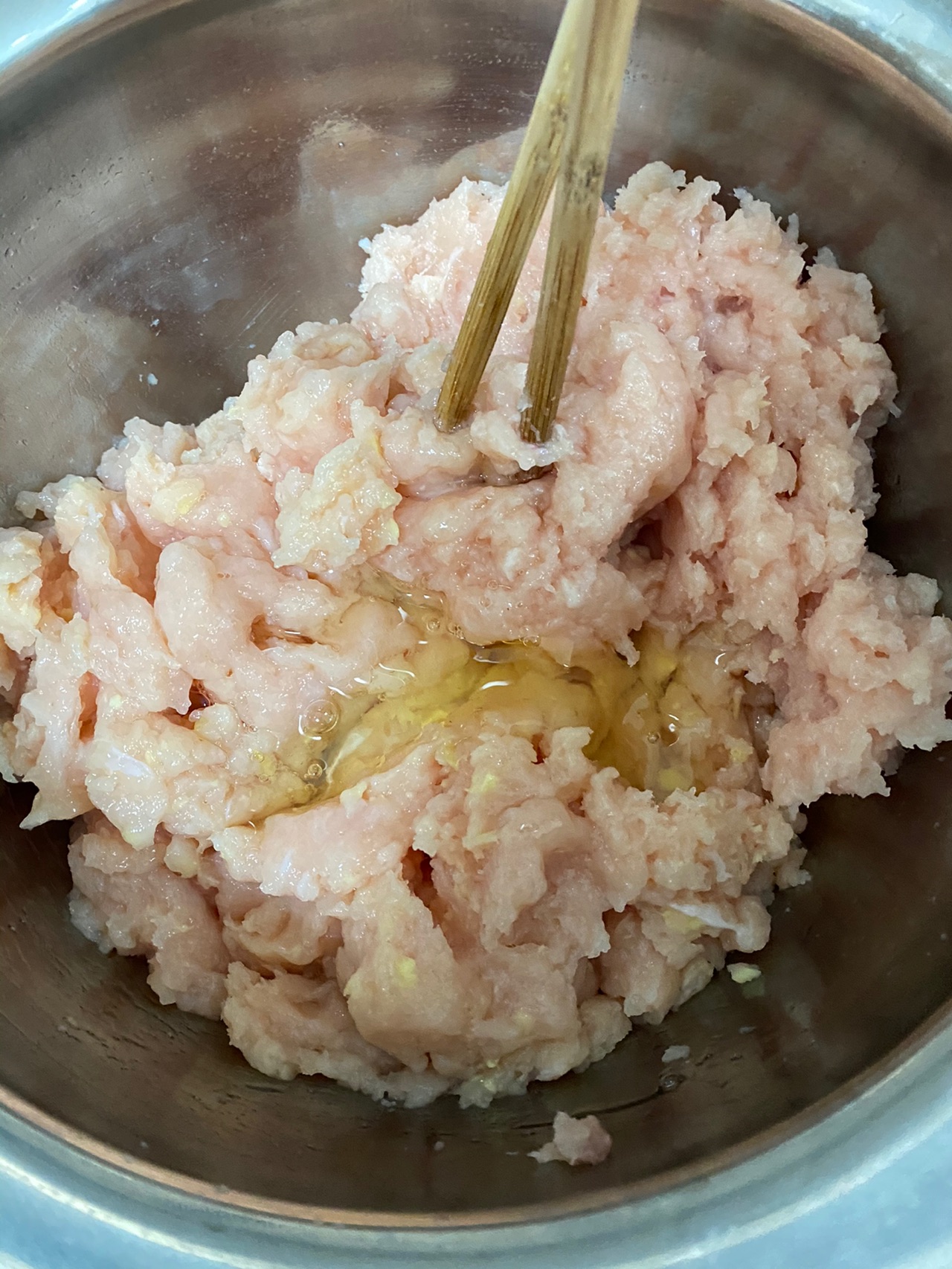 纯手工鸡胸肉丸子