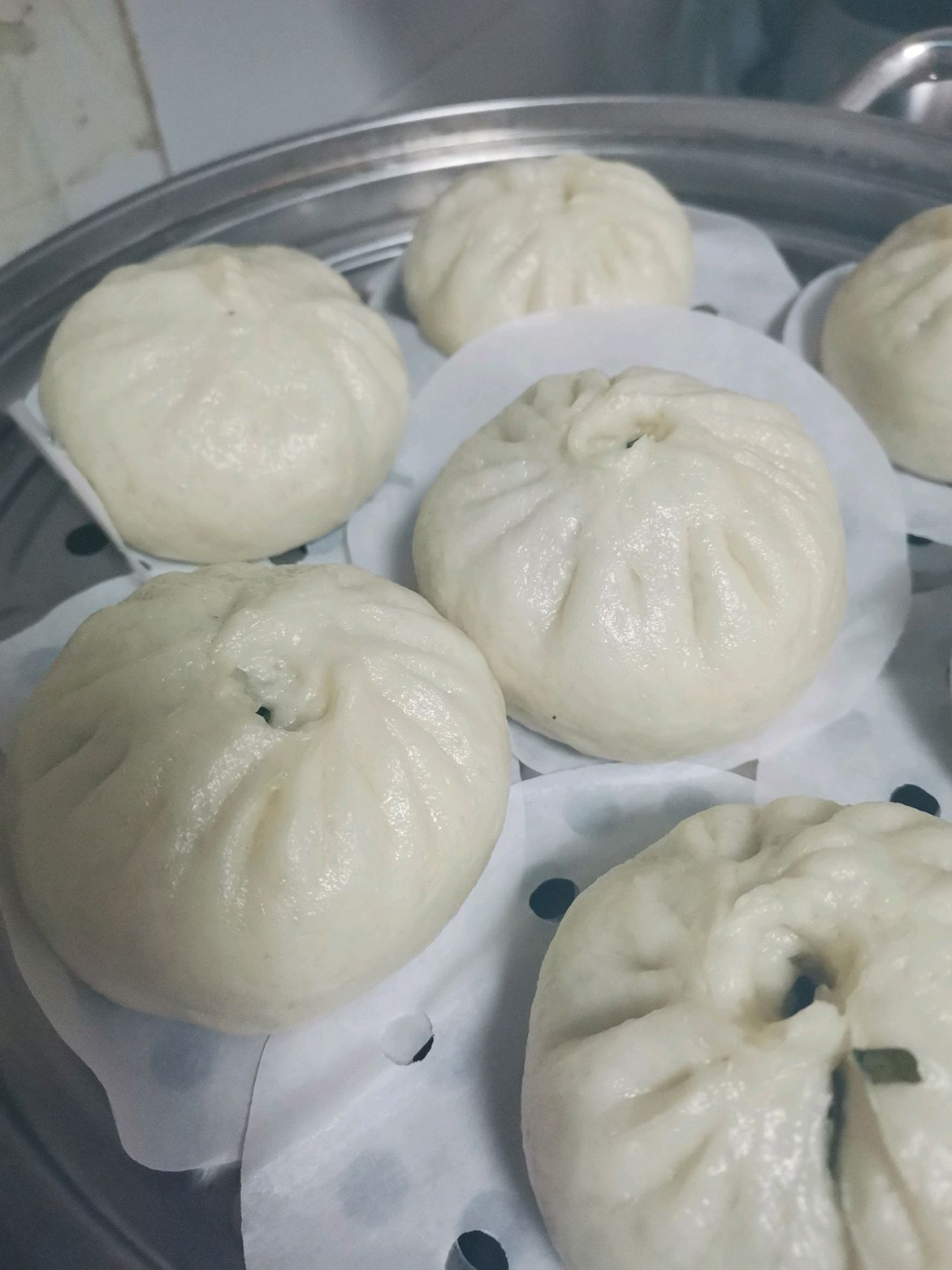 纯素馅菜包