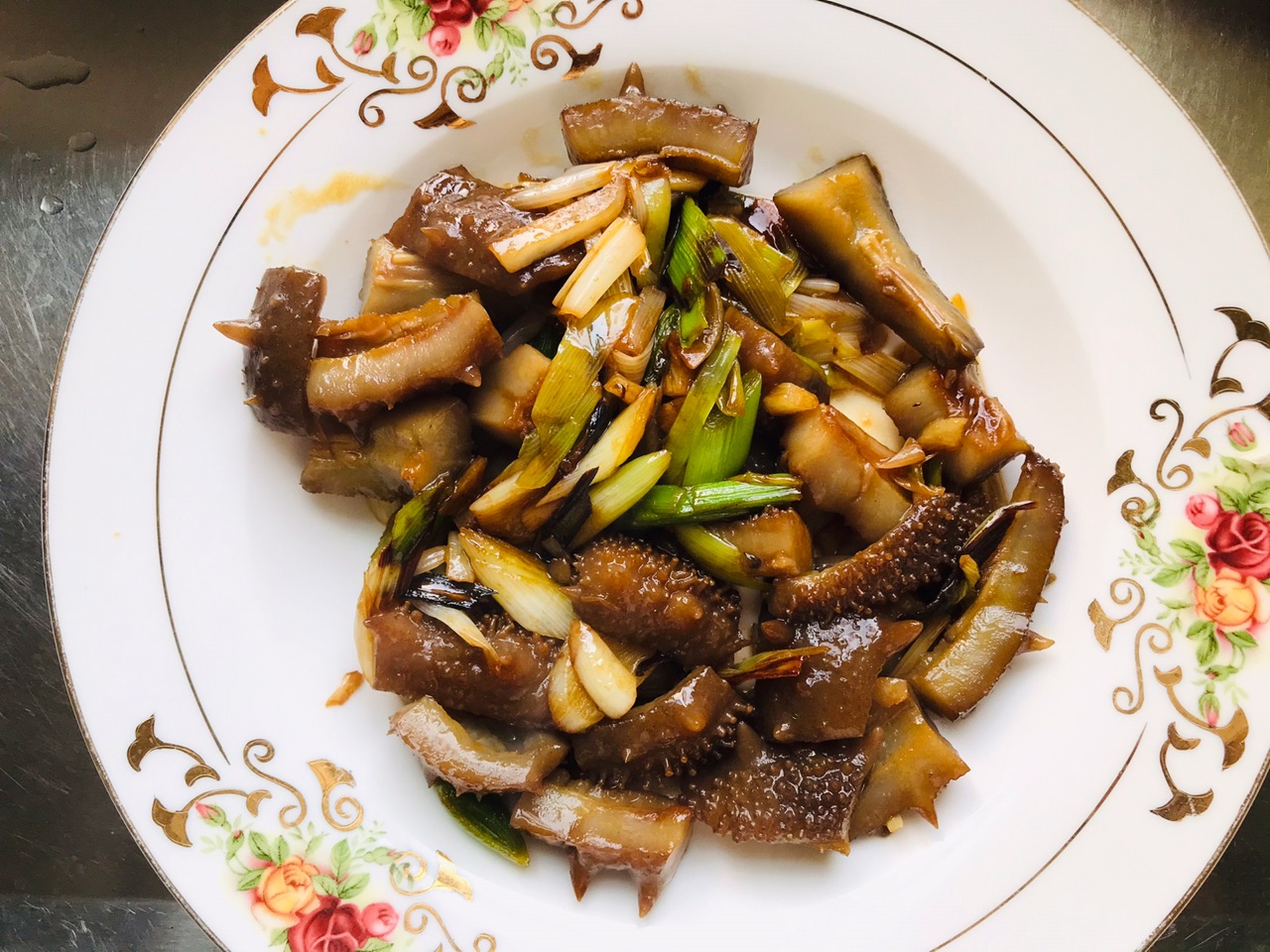 葱爆海参