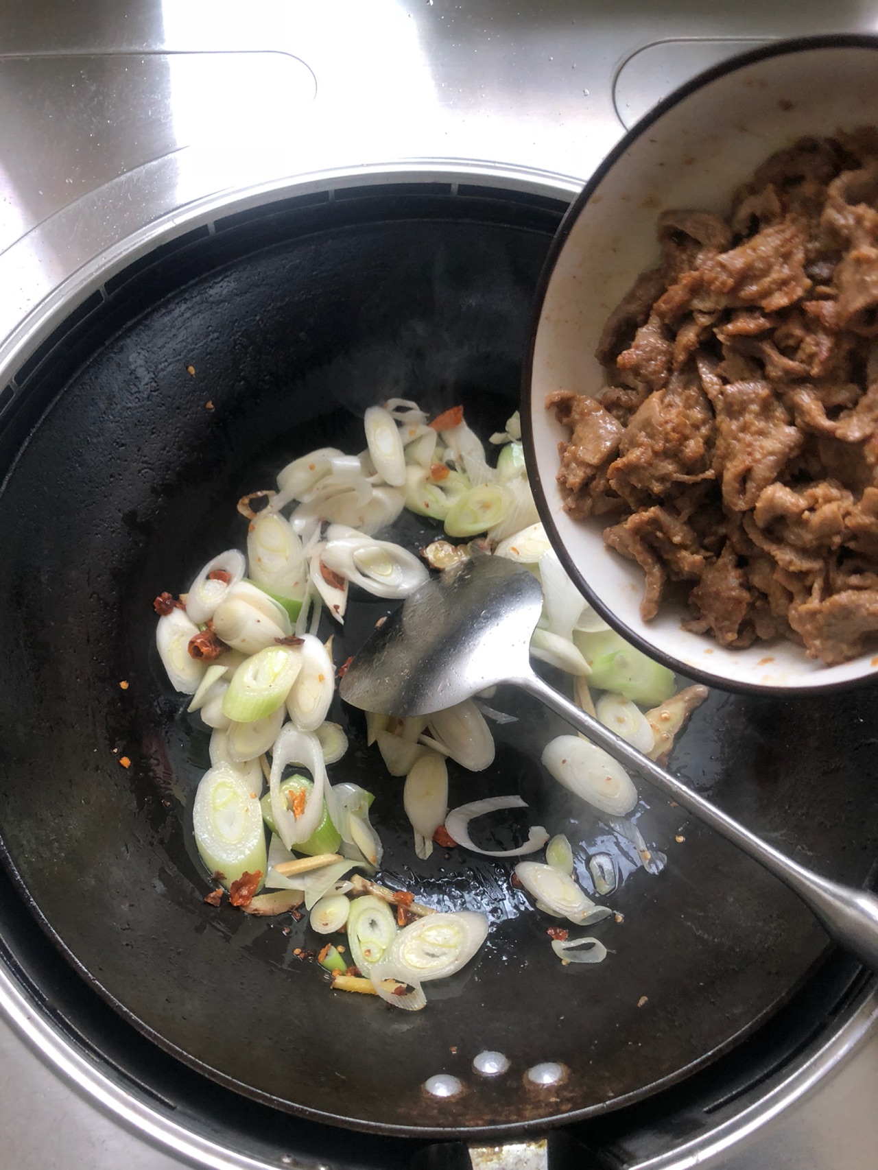 葱爆驴肉