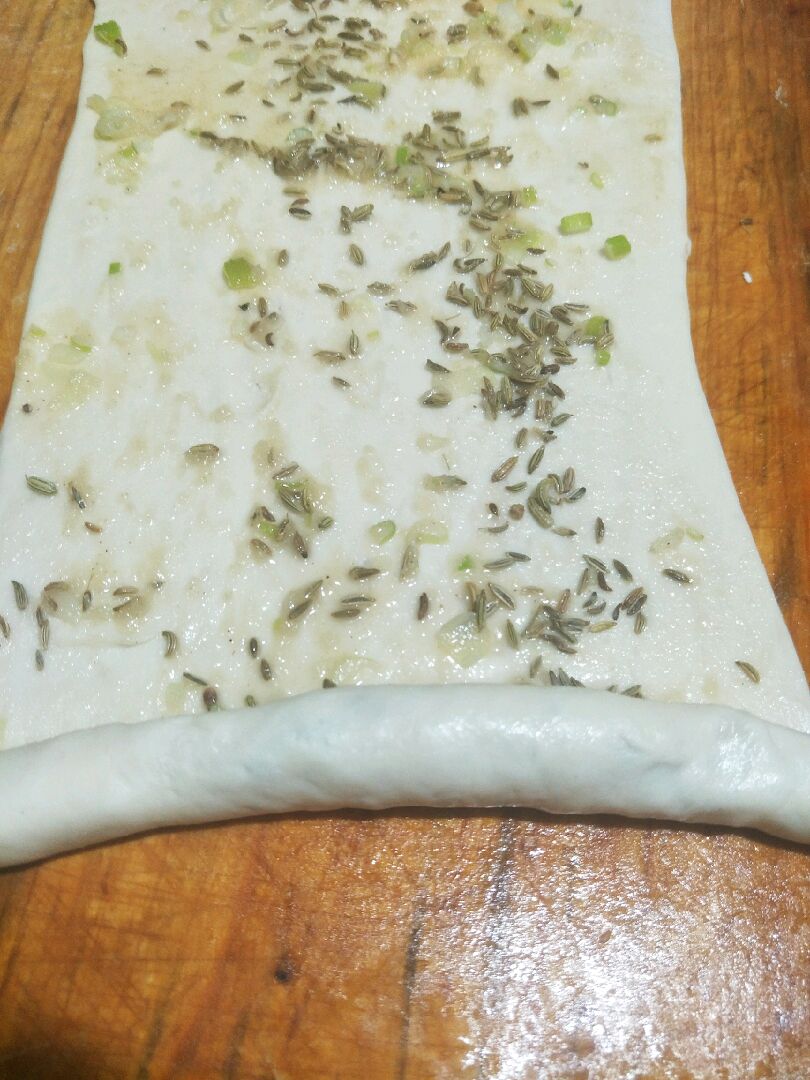 葱花发面饼