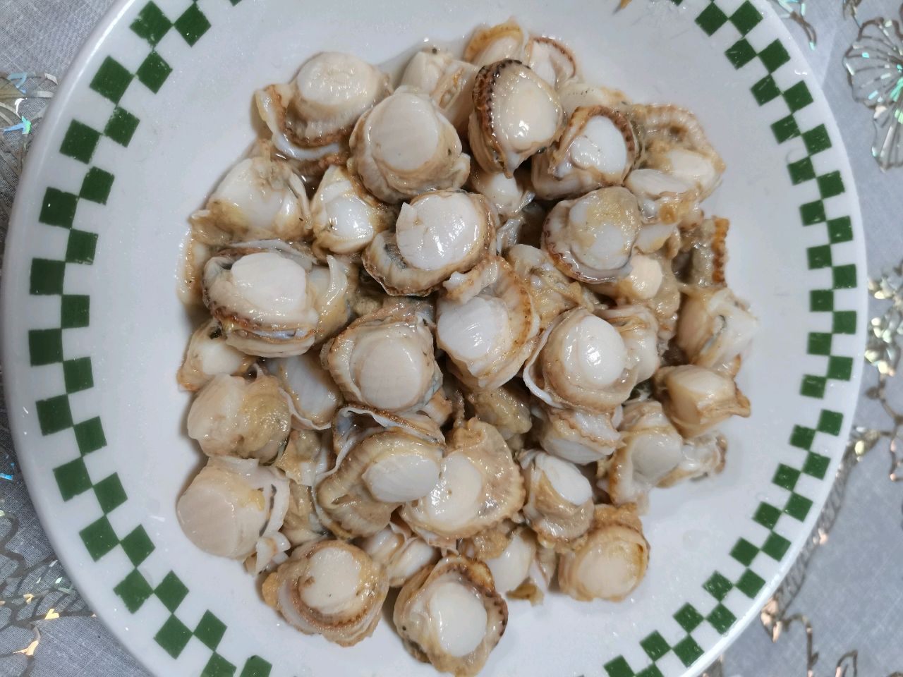 葱烧扇贝