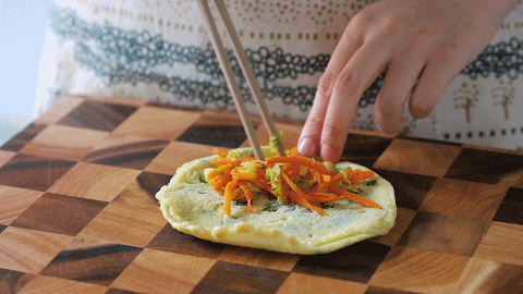 葱香卷饼